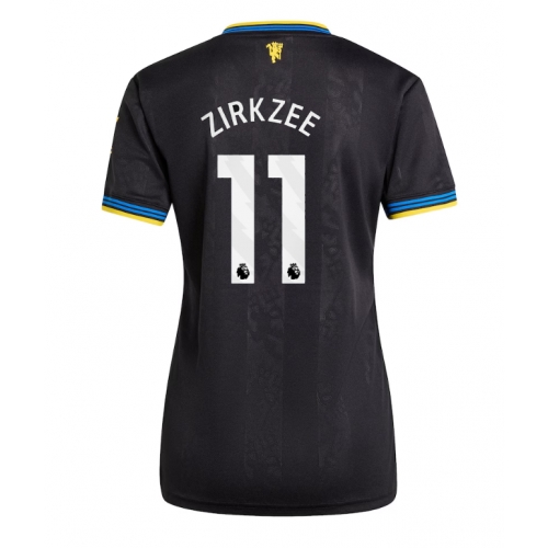 Billige Fotballdrakt Manchester United Joshua Zirkzee #11 Replika Tredjedrakt Dame 2025-26 Kortermet Billige Fotballdrakt Manchester United Joshua Zirkzee #11 Replika Tredjedrakt Dame 2025-26 Kortermet